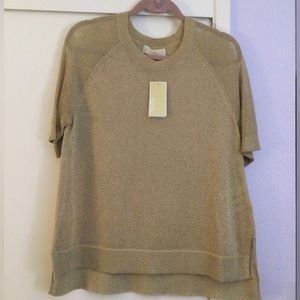 Michael Kors gold blouse